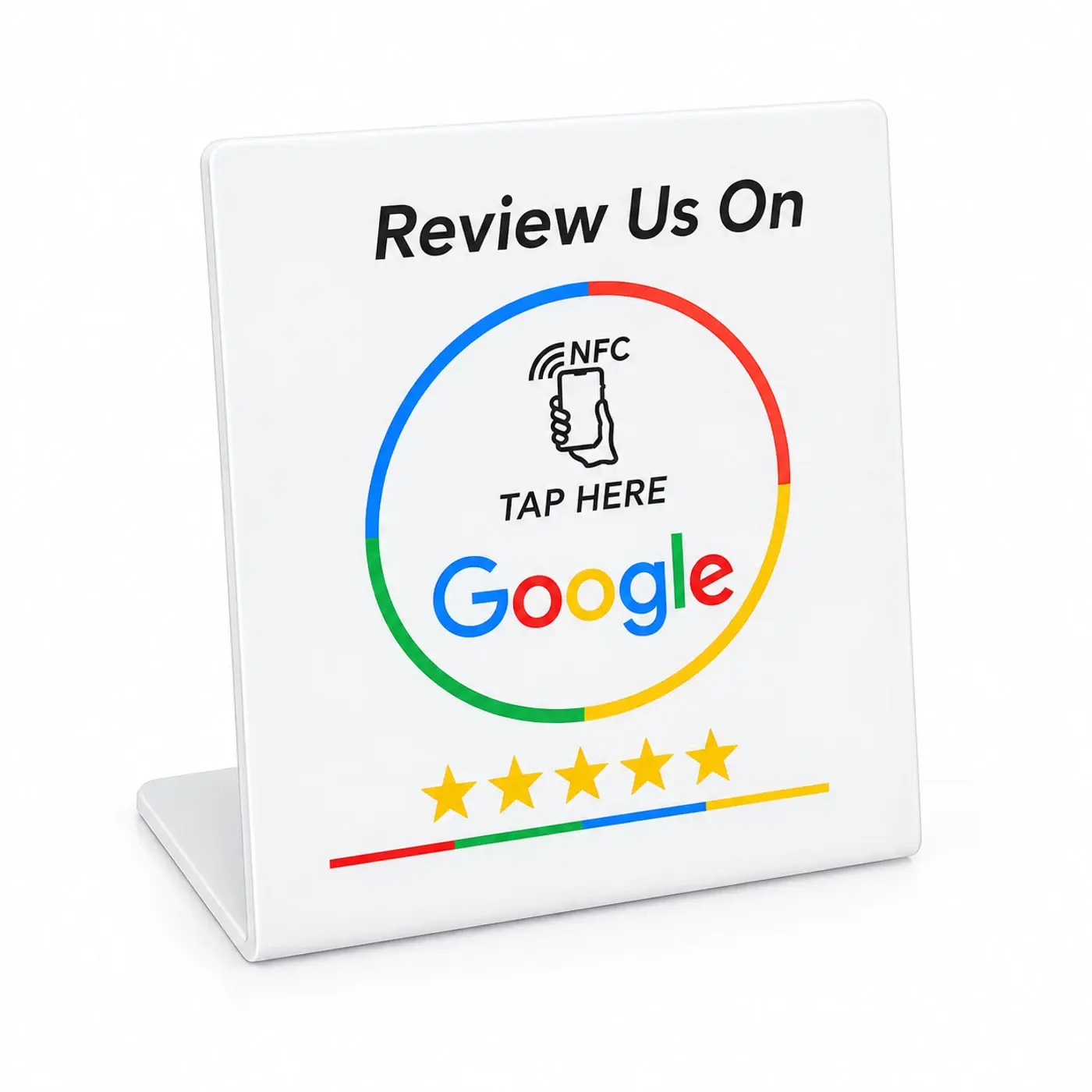 Google Review Bordje Wit
