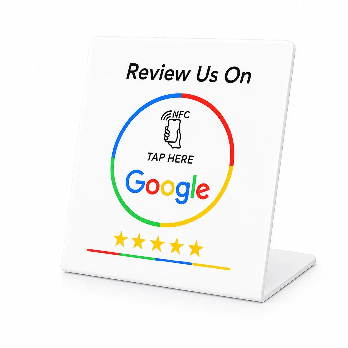 Google Review Bordje Wit
